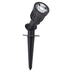 ESTACA LED PVC 5W IP65 AC110-240V 420 LM CALIDO 3000K 38º