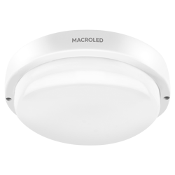 TORTUGA MACROLED REDONDA MARCO BLANCO 18W - IP54 - AC100-265V - FP:0,9 - 1620 lm - BLANCO FRIO