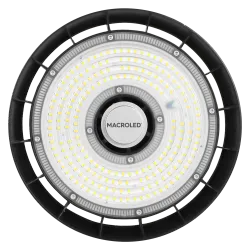 GALPONERA STANDARD MACROLED 100W, AC120-265V, FRIO 5700K, 150LM/W, THD<20%, FP 0.9, IP65, IK08, CRI >80, ANGULO DE APERTURA 90°