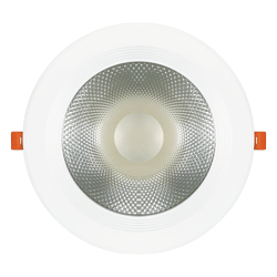 PANEL EMBUTIR CIRCULAR 30W AC100-265V LED COB 6000K FRIO