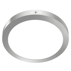 PANEL PLAFON CIRCULAR PLATEADO MACROLED 24W AC85-265V FRIO 6000K