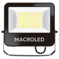 REFLECTOR LED MACROLED, AC120-265V, 100W, 3000K,FP 0.9, 110lm/W, CRI 80, BRAZO 45°