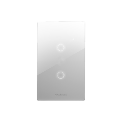 TECLA SMART ROMA MACROLED, 2 CANAL, AC 100-240V, 7A MAX. BLANCO
