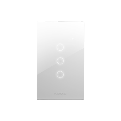 TECLA SMART ROMA MACROLED, 3 CANAL, AC 100-240V, 7A MAX. BLANCO