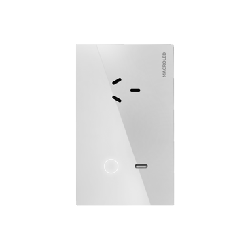 TOMACORRIENTE CON USB SMART ROMA MACROLED, AC 100-240V, 10A MAX. UN USB-C 20W, BLANCO