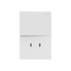 TECLA Y USB-C MONACO BLANCO MACROLED, 1 CANAL, 2 VIAS, AC 250V, 10A MAX. 2 USB-C DE 30W, BASTIDOR METALICO