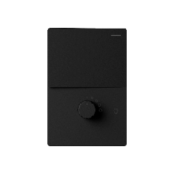 TECLA Y DIMMER LED MONACO NEGRO MACROLED, 1 CANAL, AC 250V, 10A MAX. 1 DIMMER, BASTIDOR METALICO