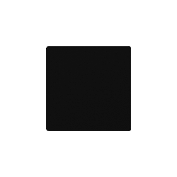 TAPA CIEGA MIGNON MONACO NEGRO MACROLED, BASTIDOR METALICO