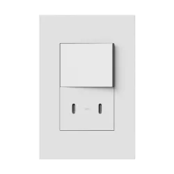 TECLA Y USB LIMA BLANCO, MACROLED, 1 CANAL, 1 VIA, AC250V, 10A MAX. 2USB C DE 30W