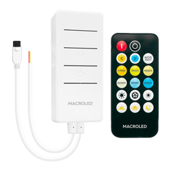 CONTROLADOR IR CCT - BLANCOS DINAMICOS PARA TIRAS LED MACROLED, TENSION 12V/24V, POTENCIA 144W/288W