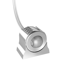 SENSOR PIR DE PRESENCIA PARA ENCENDIDO DE TIRAS LED MACROLED, TENSION 12V/24V, POTENCIA 36W/72W