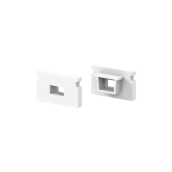 END CAP PARA PERFIL PAL-AP-B-8MM-12X7-2M MACROLED, BLANCO