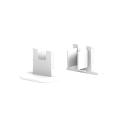 END CAP PARA PERFIL PAL-EM-B-5MM-12X9-2M MACROLED, BLANCO
