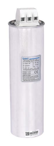 CAPACITOR TRIFÁSICO CILINDRICO DE AISLACIÓN SECA Un: 400VAC; 10kVAr