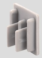 TAPA LATERAL para Peine puente recto CBB de 3 P