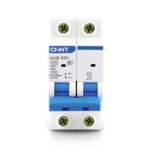 Int. Termomagnético CHINT NXB-63H, In:40A, Icn:10kA, Curva C, 2-polos