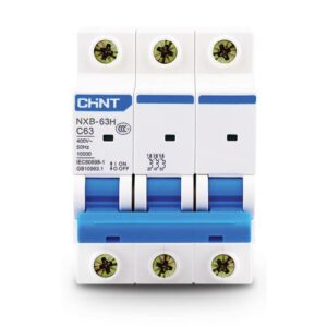Int. Termomagnético CHINT NXB-63H, In:40A, Icn:10kA, Curva C, 3-polos