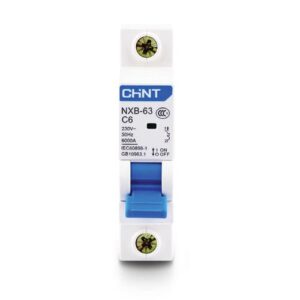 Int. Termomagnético CHINT NXB-63, In:50A, Icn:6kA, Curva C, 1-polo