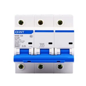 Int. Termomagnético CHINT NXB-125, In:80A, Icn:10kA, Curva C, 3-polos