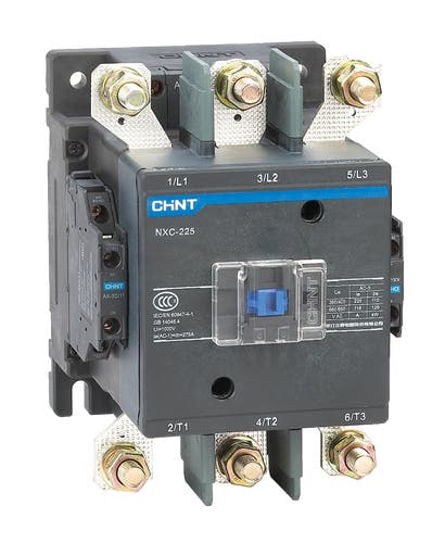 CONTACTOR CHINT NXC-120 - In:120A - 3 POLOS + Aux: 2NA+2NC - Bob: 220VCA