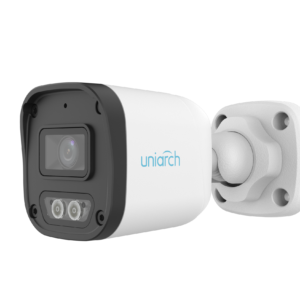 CAMARA IP UNIARCH TIPO BULLET RESOLUCION 4MPX LENTE FIJO 2,8MM CARACTERISTICAS, POE, DWDR, DUAL IR 30M, LED COLOR 15M, IP67, HLC