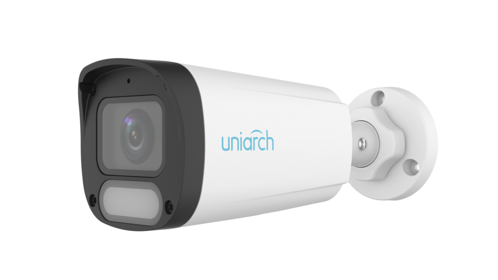 CAMARA IP UNIARCH TIPO BULLET RESOLUCION 2MPX LENTE FIJO 2,8MM CARACTERISTICAS, POE, DWDR, WISE ISP, IP67, HLC