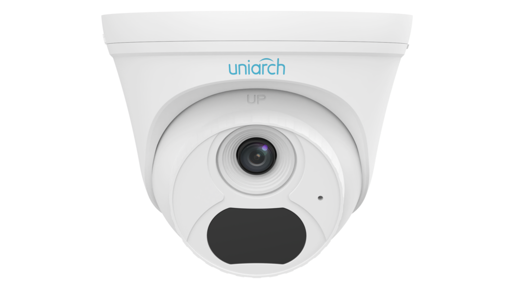 CAMARA IP UNIARCH TIPO TURRET RESOLUCION 2MPX LENTE FIJO 2,8MM CARACTERISTICAS, POE, DWDR, IR 20M, IP67, HLC