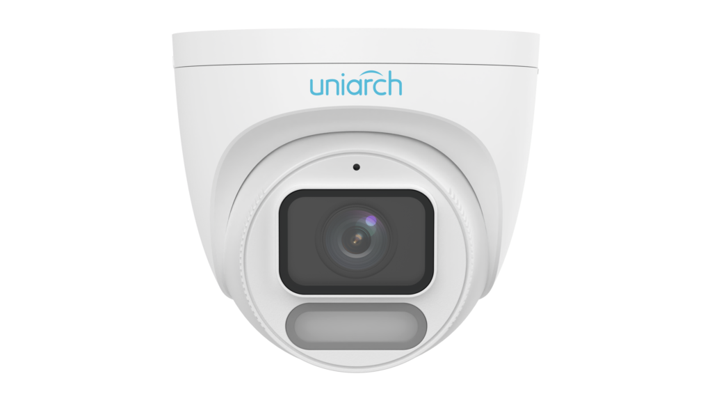 CAMARA IP UNIARCH TIPO TURRET RESOLUCION 2MPX LENTE FIJO 2,8MM CARACTERISTICAS, POE, DWDR, WISE ISP, IP67, HLC