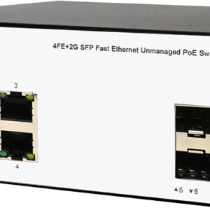 CONMUTADOR POE NO ADMINISTRADO DE 100 GIGABIT DE 4 PUERTOS