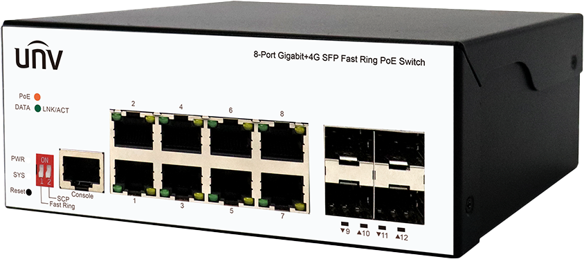 SWITCH POE GESTIONADO DE 8 PUERTOS Y 1000 GIGABIT