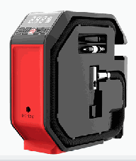 COMPRESOR DE AIRE PORTATIL POTENCIA 90W PRESION DE AIRE MAX. 8.3BAR PESO 0.85KG INCLUYE BOQUILLA DE GAS DE PLASTICO. ADAPTADOR. BATERIA 2Ah