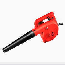 SOPLADOR ASPIRADOR POTENCIA 380W FLUJO DE AIRE 56-113CFM PESO 1.8KG INCLUYE TUBO DE SOPLADO. BOLSA PARA POLVO. CARBONES