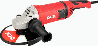 AMOLADORA ANGULAR DIAMETRO DEL DISCO 180MM ROSCA DEL EJE M14 PESO 5.3KG INCLUYE MANGO AUXILIAR. LLAVE. CARBONES