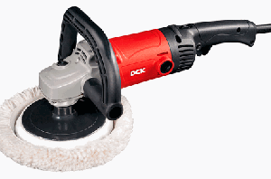 PULIDORA POTENCIA 1400W DIAMETRO DE LA RUEDA 180MM ROSCA DEL EJE M14 PESO 3.4KG INCLUYE FUNDA DEL LANA. LLAVE HEXAGONAL. CARBONES