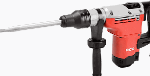 ROTOMARTILLO POTENCIA 1100W FUERZA DE IMPACTO 7.9J DIAMETRO MAX. DE PERFORACION 38MM PESO 6.2KG INCLUYE MANGO AUXILIAR. MALETIN PLASTICO. CARBONES
