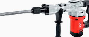 MARTILLO DEMOLEDOR POTENCIA 1400W FUERZA DE IMPACTO 16.8J PESO 6.8KG INCLUYE GRASA. MANGO AUXILIAR. LLAVE ESPECIAL. MALETIN PLASTICO. CARBONES