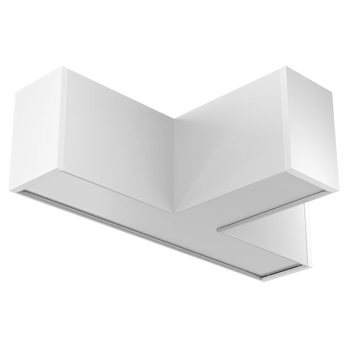 CONECTOR TIPO T PARA LINEAL PRO BLANCO MACROLED, AC200-265V, 120LM.W, CRI>90, FP>0.9, DIFUSOR OPAL, CCT