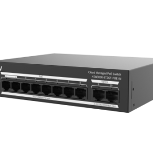 CLOUD SWITCH POE 8 PUERTOS 100MBPS + 2UPLINK 1GBPS RJ45 PORTS. MAX. POE POWER 130W - MAX 30 W P/PUERTO, ADMINISTRABLE