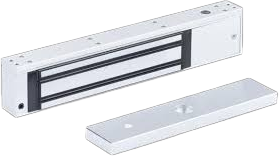 CERRADURA ELECTROMAGNETICA PARA 1 PUERTA MAX 280KG EMPUJE, SIN MAGNETISMO RESIDUAL, RESISTENTE A LA ABRASIÓN,TORNILLOS A PRUEBA DE MANIPULACIONES, ESTABLES Y SEGUROS.