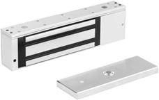CERRADURA ELECTROMAGNETICA PARA 1 PUERTA MAX 500KG EMPUJE, SIN MAGNETISMO RESIDUAL, RESISTENTE A LA ABRASIÓN,TORNILLOS A PRUEBA DE MANIPULACIONES, ESTABLES Y SEGUROS.
