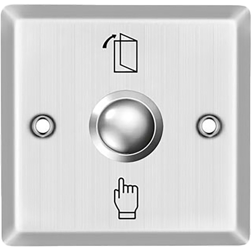 EXIT BUTTON, METALICO, DISEÑO PROFESIONAL 12VDC