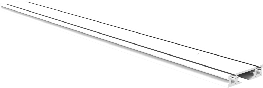 RIEL MAGNETICO SKYLINE BLANCO MACROLED 2M, DC48V, CON ENDCAP