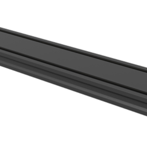 RIEL MAGNETICO SKYLINE NEGRO MACROLED 2M, DC48V, CON ENDCAP