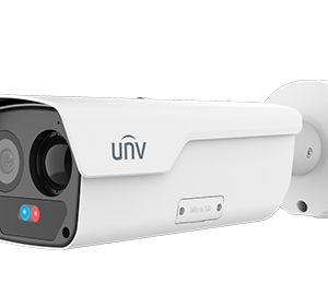 CAMARA IP PRO TIPO BULLET BI-ESPECTRO LENTE TERMICO 400X300 35MM, LENTE OPTICO 4MPX ULTRA 265/H.265, DC12V/POE, AUDIO&ALARMA, DETECCION DE FUEGO, HUMO, SIP(INTRUSION INTELIGENTE)