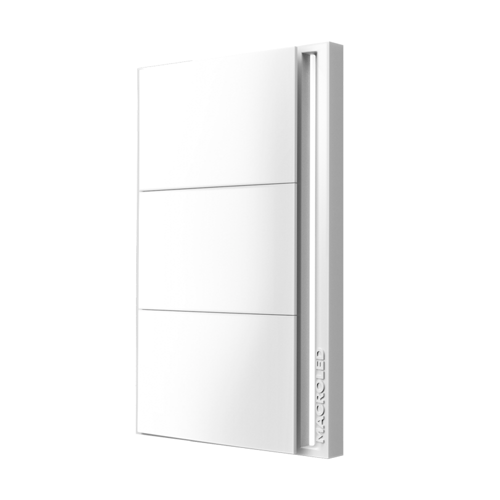 TECLA TOKIO SMART BLANCA MACROLED 3 CANALES AC100-240V, 10A MAX