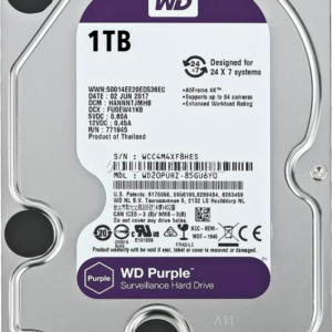 ALMACENAMIENTO DISCO RIGIDO WD TIPO HDD LINEA PURPLE CAPACIDAD 1TB