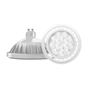 AR111 MACROLED ECO, COLOR BLANCO, 15W, GU10, AC100-240V, NEUTRA 4000K, ANGULO DE APERTURA 25