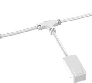 EXTENSOR DE LINEA TIPO T PARA RIEL MAGNETICO SKYLINE DE EMBUTIR O BOLD MACROLED, DC48V