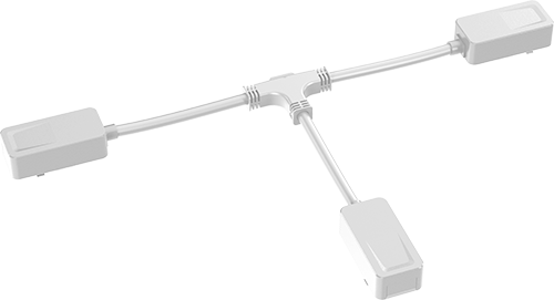 EXTENSOR DE LINEA TIPO T PARA RIEL MAGNETICO SKYLINE DE EMBUTIR O BOLD MACROLED, DC48V