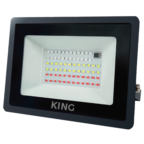 REFLECTOR LED KING 50W AC185-260V RGB CONTROL REMOTO RF